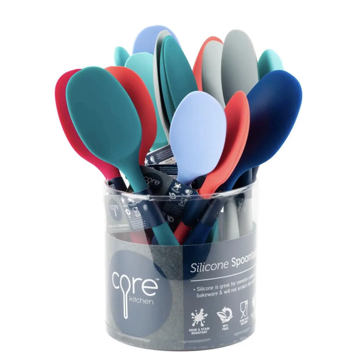 212 MAIN Silicone Spatula Spoontula Set - Heatproof Silicone Spatula, Camping & Hiking Picnicware Cookware Utensils, Core Home CDU AP Kitchen Tool