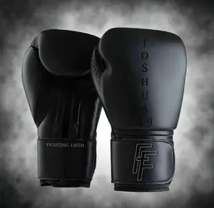 12oz Premium Christain Boxing Gloves Joshua 1:9