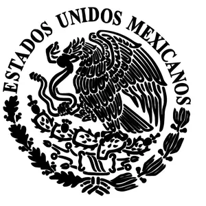 México Escudo Car Sticker - Emblem of Mexican Nationality