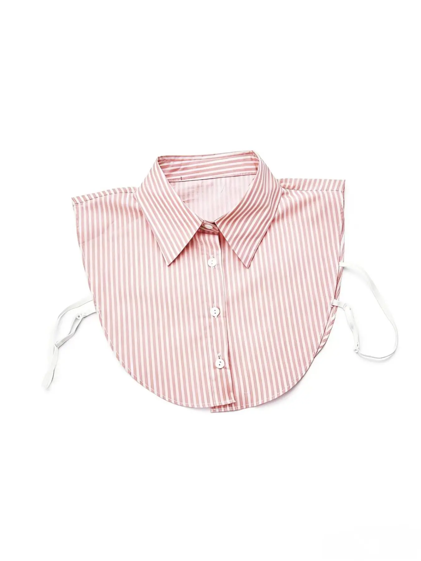 Fashion Casual Striped Collar Dopamine Series Inner Matching Cardigan Shirt Casual Button Collared Fake Collar Women's Classic Collar Casual Classy Fashion