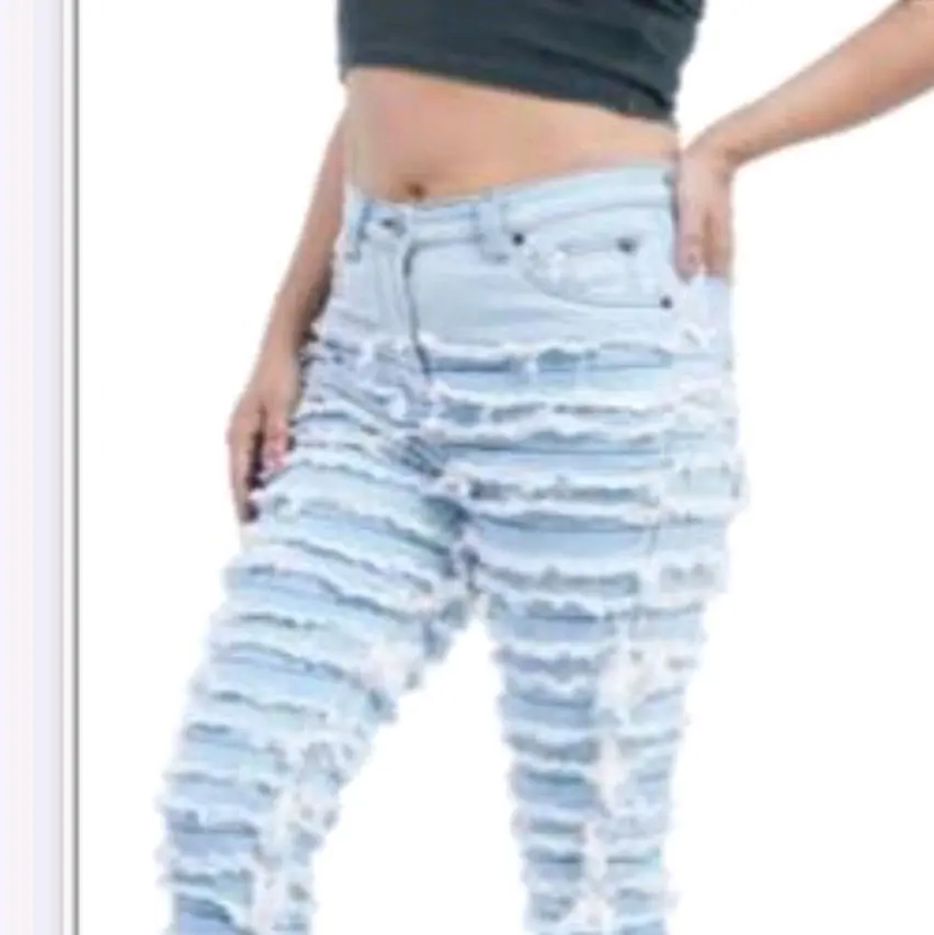 Stylish New Style Stack Jeans for Women - Bottoms - Womenswear