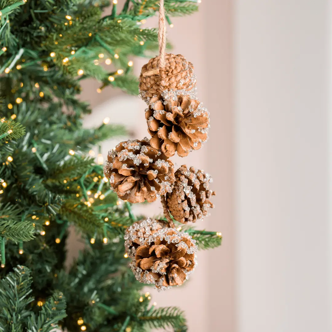 Brown Pinecone Botanical Ornament