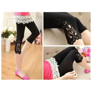 Women's Capri Leggings High Elasticity Breathable Cut-Out Design Quick Dry Machine Washable Workout Tights