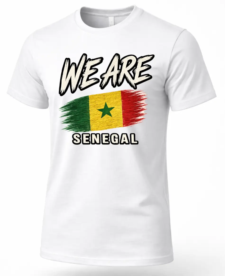 WE ARE Senegal Heritage Flag Unisex T-Shirt