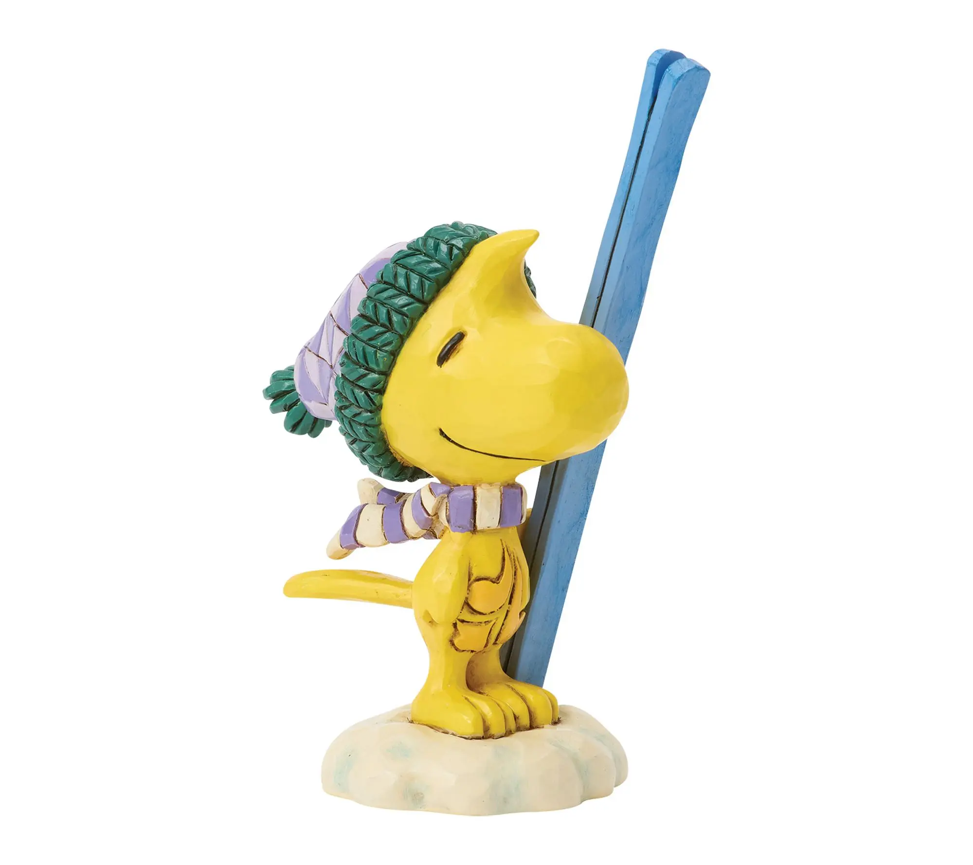 Jim Shore 3" Mini Woodstock with Skis Figurine