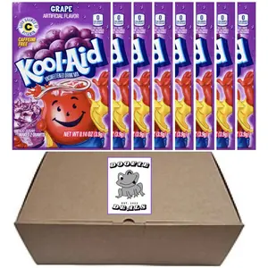 Kool Aid Drink Mix Variety Pack 8 Flavorful Packets for Kids Refreshing Treat