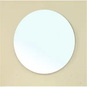 212 MAIN Round Beveled Edge Mirror - Elegant Classic Indoor Furniture for Decor, Room Decor