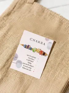 7 Chakra Natural Stone Crystal Bracelet, Energy Vibrations, Mood Regulation, Calming Jewelry, Healing Properties, Aesthetic Appeal, Gift for Friends, Auspicious Occasion