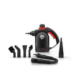 Dirt Devil Handheld Portable Steam Cleaner for Tile, Grout, Windows, Bathrooms, Kitchens, Appliances, 5-Piece Set, WD21010