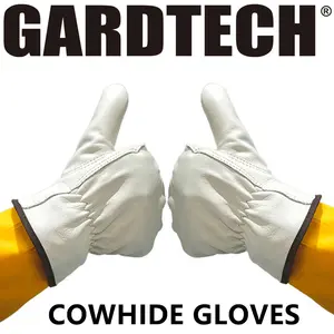 Leather Gloves,Unisex soft leather gloves with an ergonomically designed, reinforced index finger for added durability and comfort, Welder Accessories
