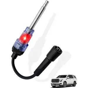 Inline Spark Plug Tester Plug-in Engine Ignition Tester Armature Diagnostic Tool Fits Small & Big Internal/External Engines for Automotive Car Lawn Mower Motorcycle