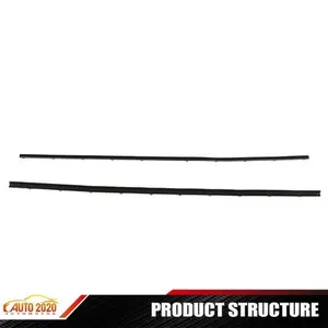 Fit For 1978-1996 Ford Bronco Tailgate Window Sweep Weatherstrip Seal Set Kit