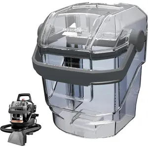 Replacement Dirty Tank Assembly for Bissell Little Green HydroSteam Carpet Cleaners - Fits Models # 3618, 3605, 3532, Clear