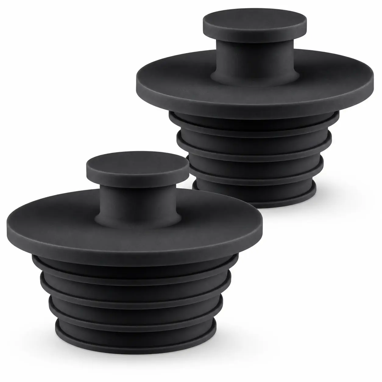 2 Pack Silicone Bathtub Drain Stopper, Bathtub Stopper Drain Plug Bathroom Tub Plug Sink Stopper Silicone Bathtub Drain Plug Tub Drain Stopper Washbasin Stopper