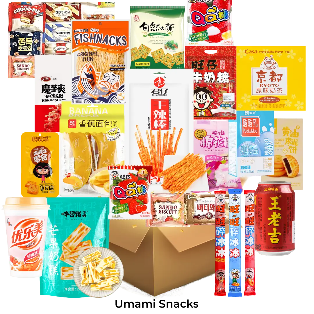 2 Pound Exotic Asian Snacks (South Korea, Japan, China, Thailand)