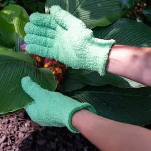 Duster Gloves for Home Cleaning - Microfiber Material
