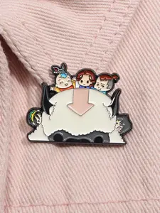 Avatar Last Airbender Apa Pendant Badge, Perfect Accessory for Fans & Collectors, Ideal Gift for Avatar Team Enthusiasts