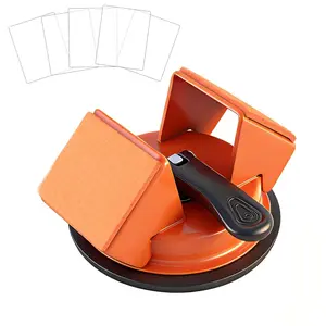 Floor Gap Repair Tool, 45 Degree Impact Surface, Iron Material, Enhanced Suction Cup and 5 Sticky Pads, Ideal for Composite Flooring