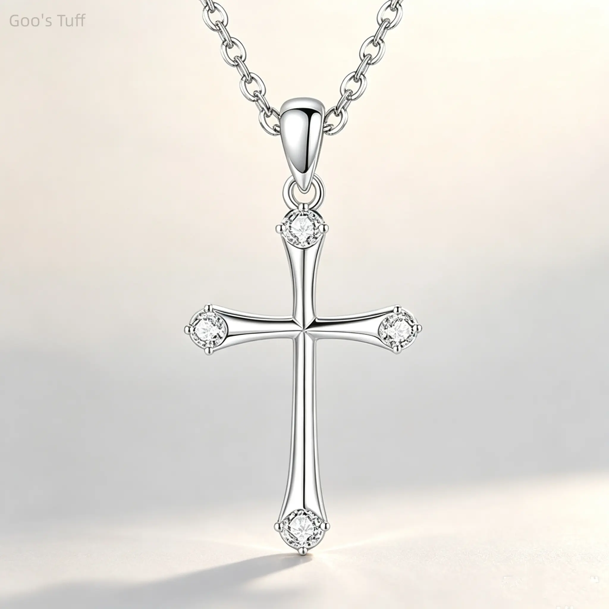 Unisex Minimalist Necklace with Cubic Zirconia-Inlaid Bar Pendant, Sleek Jewelry for Daily Office Wear, Versatile Gift for Him or Her