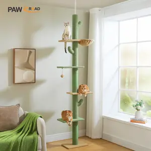 Cactus Cat Tree – Floor to Ceiling Tower