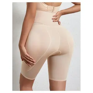 Women Hip Padded Panties Butt Lift Waist Trainer Tummy Control Panty Plus Size Thick Pads High waist front buckle creates an S-shaped body