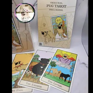 Pug Tarot Bundle- Tarot card deck with exclusive freebies!