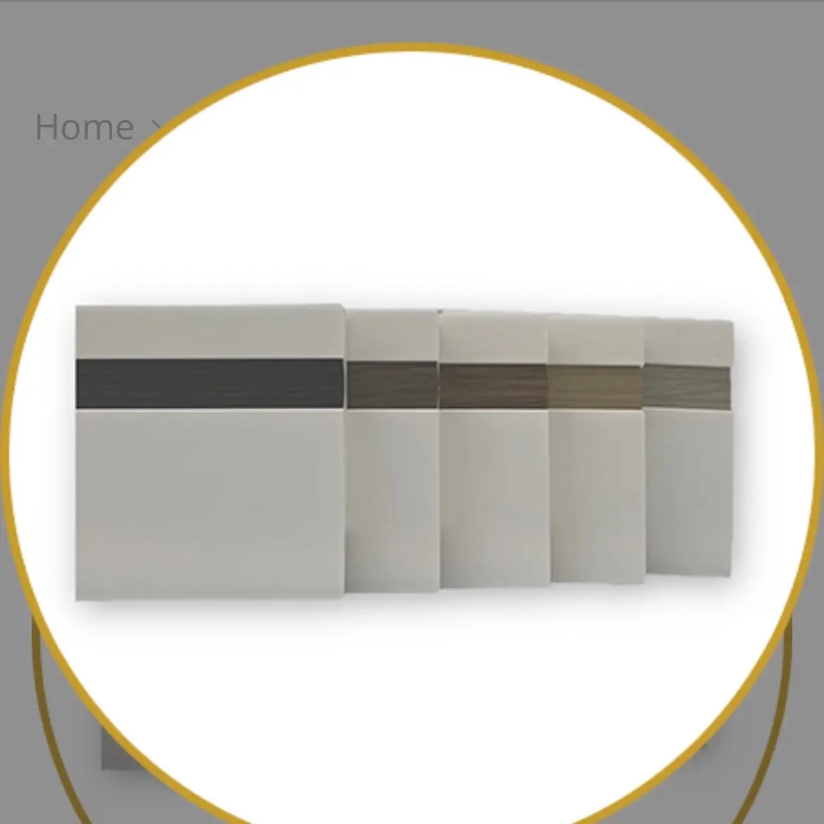 Box of 10 Baseboard Mouldings with Wood Grain Pattern Inserts to compliment any interior design. Perfect for construction project at home or at your business.