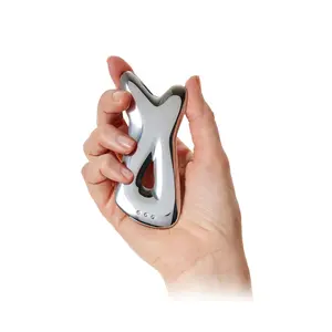 Stainless Steel Facial and Neck Gua Sha Stimulating Tool - Skincare Tool for Contour and Skin Care