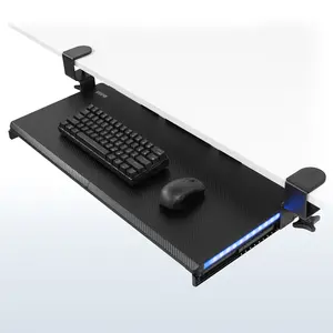 Clamp-on Keyboard Tray with RGB Lights