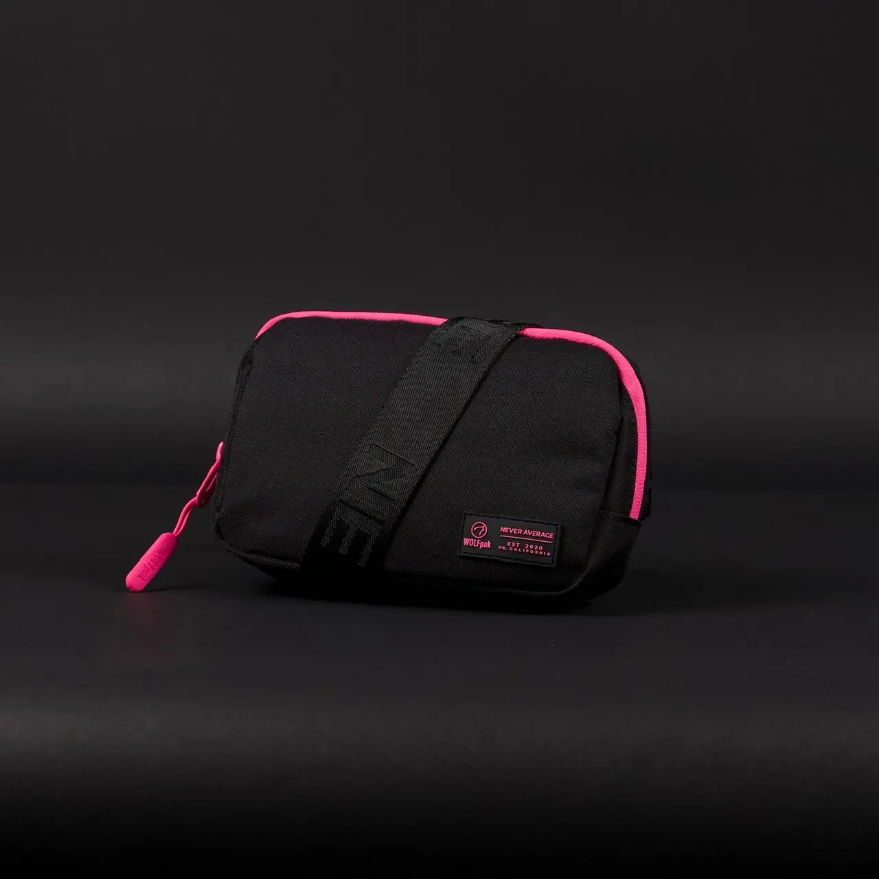 Crossbody Pack Black Neon Pink Crossbody Pack Black Neon Pink
