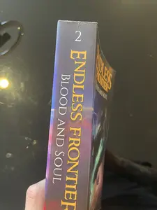 Brett Lurie Endless Frontier Book 2 Blood and Soul Paperback Edition SIGNED 1st Print with Minor Spine Error Illustrated Epic Sci-Fi Progression Fantasy Novel Exclusive Preview of Book 3