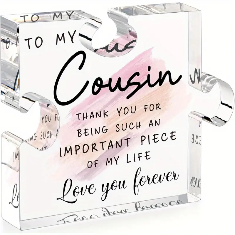 Perfect Gift for Niece, Best Cousin Ever, Quirky Gift, Birthday Present for New Cousin, Sister, Thanksgiving, Christmas, Mother's Day, Valentine's Day, Party Favor