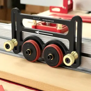 Feather Loc Board, Multi-purpose Clear-cut Precision Stock Guides, Anti-rebound Safety Pushing Auxiliary Tool, Power Tool Accessories