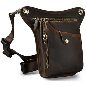 Victor Saltillo Mens Authentic Buffalo Leather Fanny Waist Belt Pack
