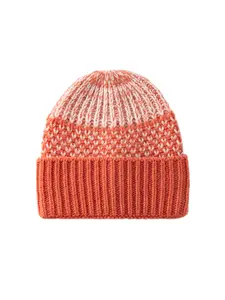 100% Wool Stretch Fit Beanie, Unisex Knit Cuff Trawler Cap, Winter Warm Short Design for Men Women, Soft Lightweight Daily Hat