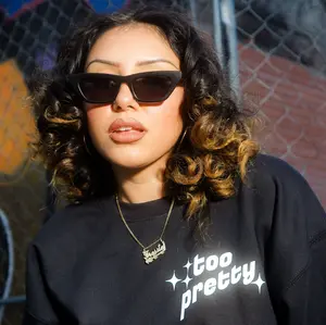 TOO PRETTY TO CRY SWEATSHIRT