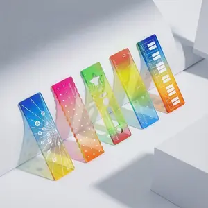 Mini Handmade Ruler Set, Multi-Function Pocket Ruler, Sketching Ruler, 7cm Length, Suitable for School Office Home Use