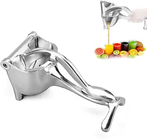 Hand Juicer Squeezer Aluminum Manual Press Juicer with Ergonomic Grip for Efficient Juice Extraction of Pomegranates Citrus & More Durable Compact   Manual Citrus Juicer manual orange juice squeezer hands free pressed metal silent easy clean juicer