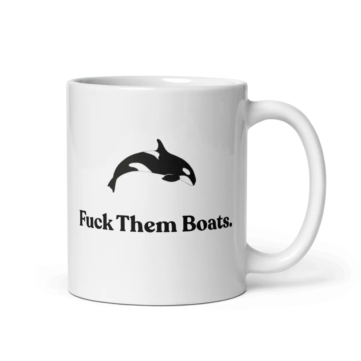 Fuck Them Boats Mug | Funny Adult Coffee Mug, Ceramic Aesthetic Words, Meme Merch, Rude Gag Gift