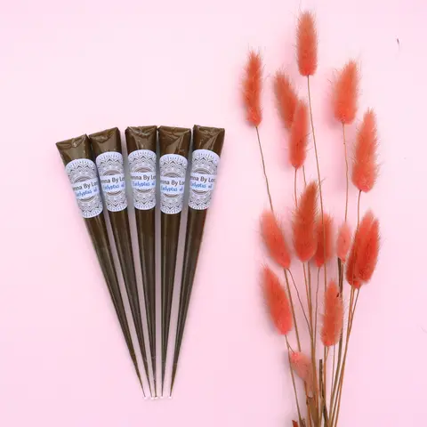 Henna cone , henna cone with eucalyptus oil