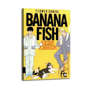 Banana FishPoster Oil Painting Printing Office Bedroom Aesthetic Decoration Canvas Wall Art Bar Cart Decor Aesthetic Prints Painting Decor