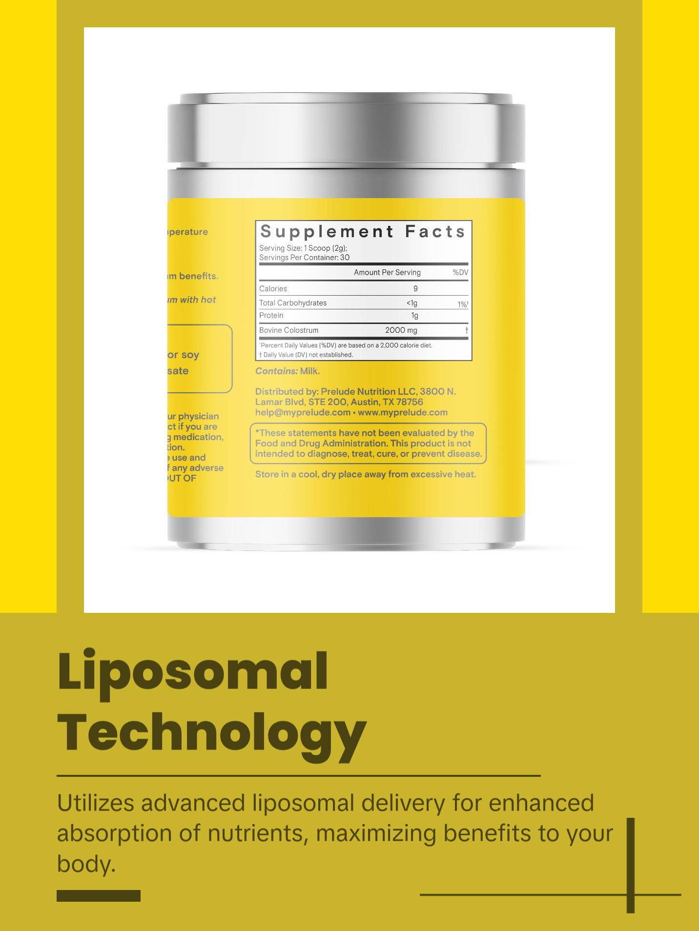 Colostrum Stick Packs - Natural Healthcare Product for Beauty and Optimum Skin Care Radiant Restore