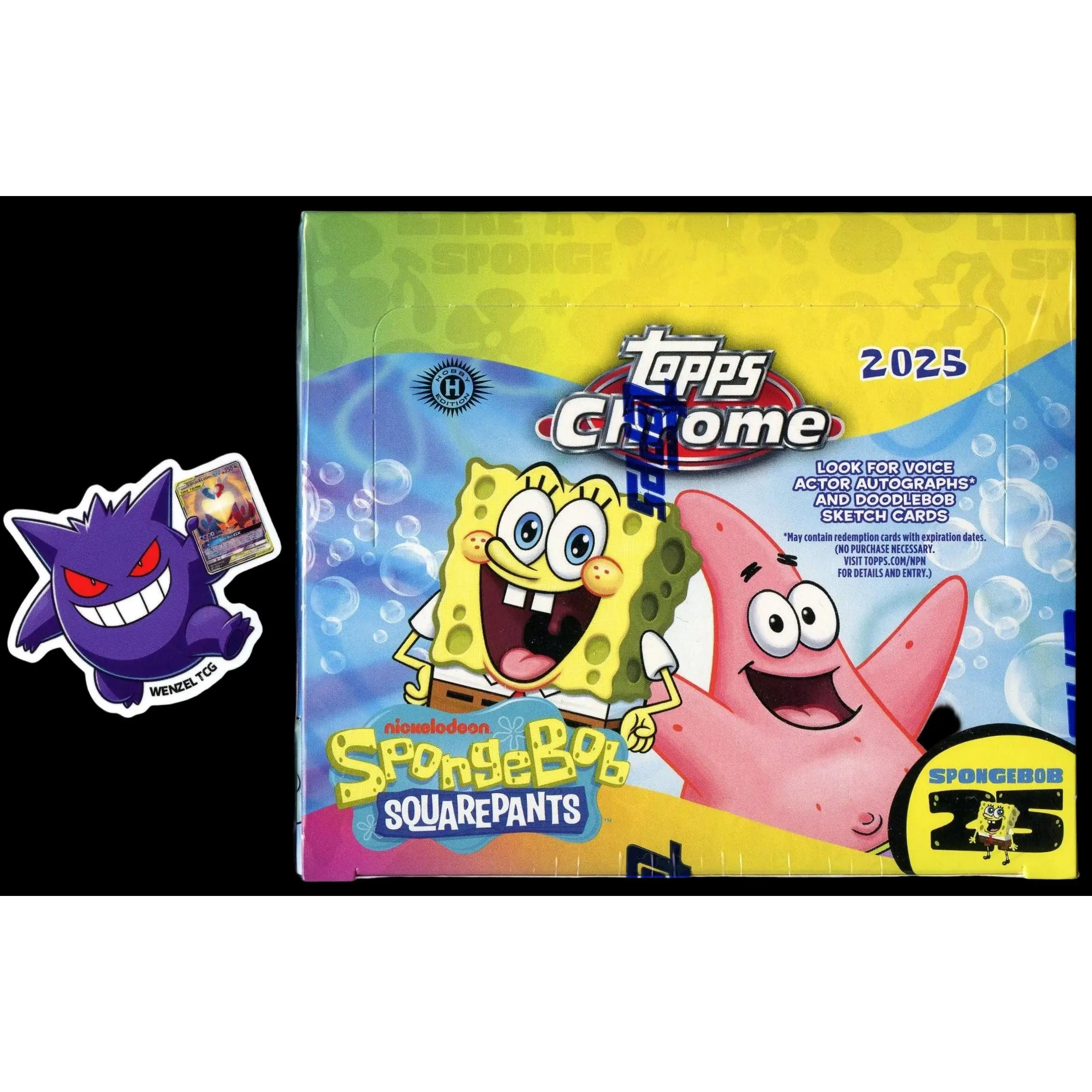 Topps Chrome SpongeBob Hobby Box TikTok