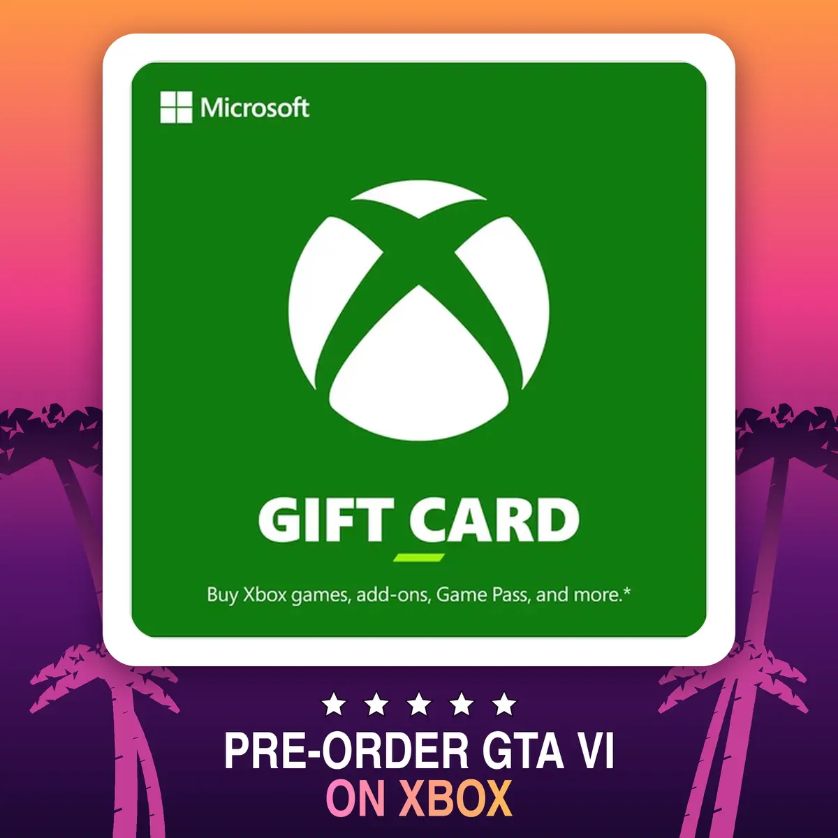 Xbox eGift Card | Games, Add-Ons, Apps, Game Pass & Consoles