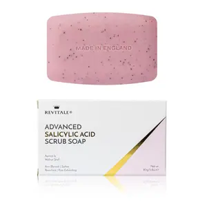 Revitale Advanced BHA Salicylic Acid Scrub Soap – Exfoliating Bar for Face & Body, Deep Pore Cleanser, Anti-Blemish, Skin Softening