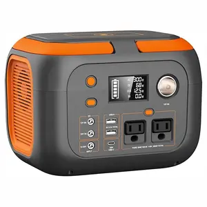 SinKeu 300W Portable Power Station, 260Wh/70000mAh Outdoor Solar Generator, Mobile Lithium Battery Pack, 110V Outlet Solar Power Banks, Camping Power Supply for Laptop, Hurricane Supplies