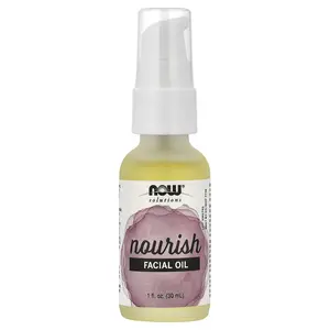 NOW Foods Solutions, Facial Oil, Nourish, 1 fl oz (30 ml)
