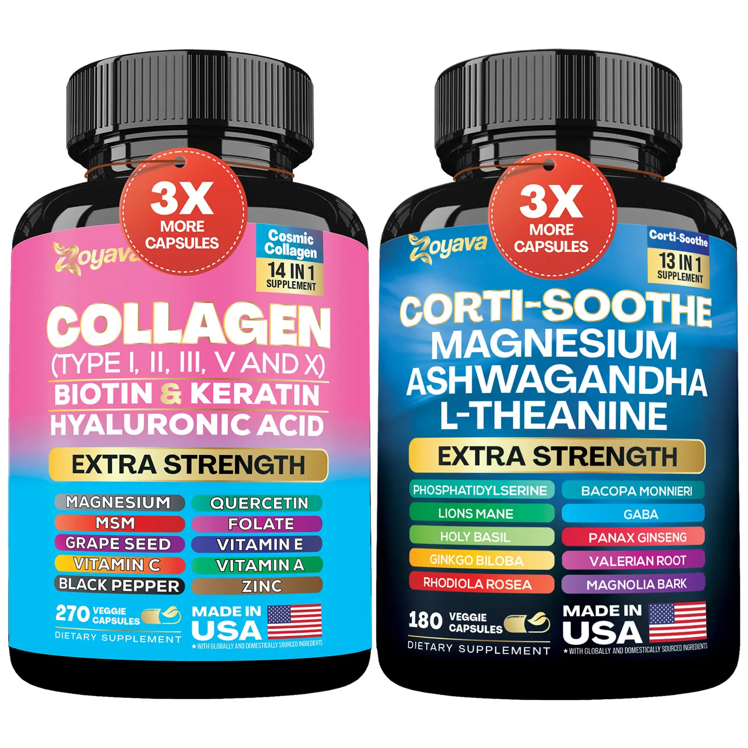 270 & 180 Capsules (3 Months Supply)