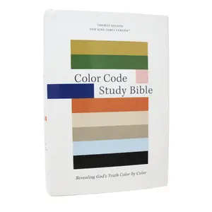 Color Code Study Bible, Revealing God's Truth Color by Color (Nkjv, Hardcover, Red Letter) -- Thomas Nelson - Bible