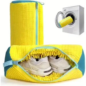 Durable Zippered Shoe Laundry Bag, 1 Piece, Home Washing Room Essential, Shoe Storage Organizer, Laundry Tool and Accessory, Shoes Washing Bag